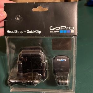 GoPro Head Strap + QuickClip Brand New